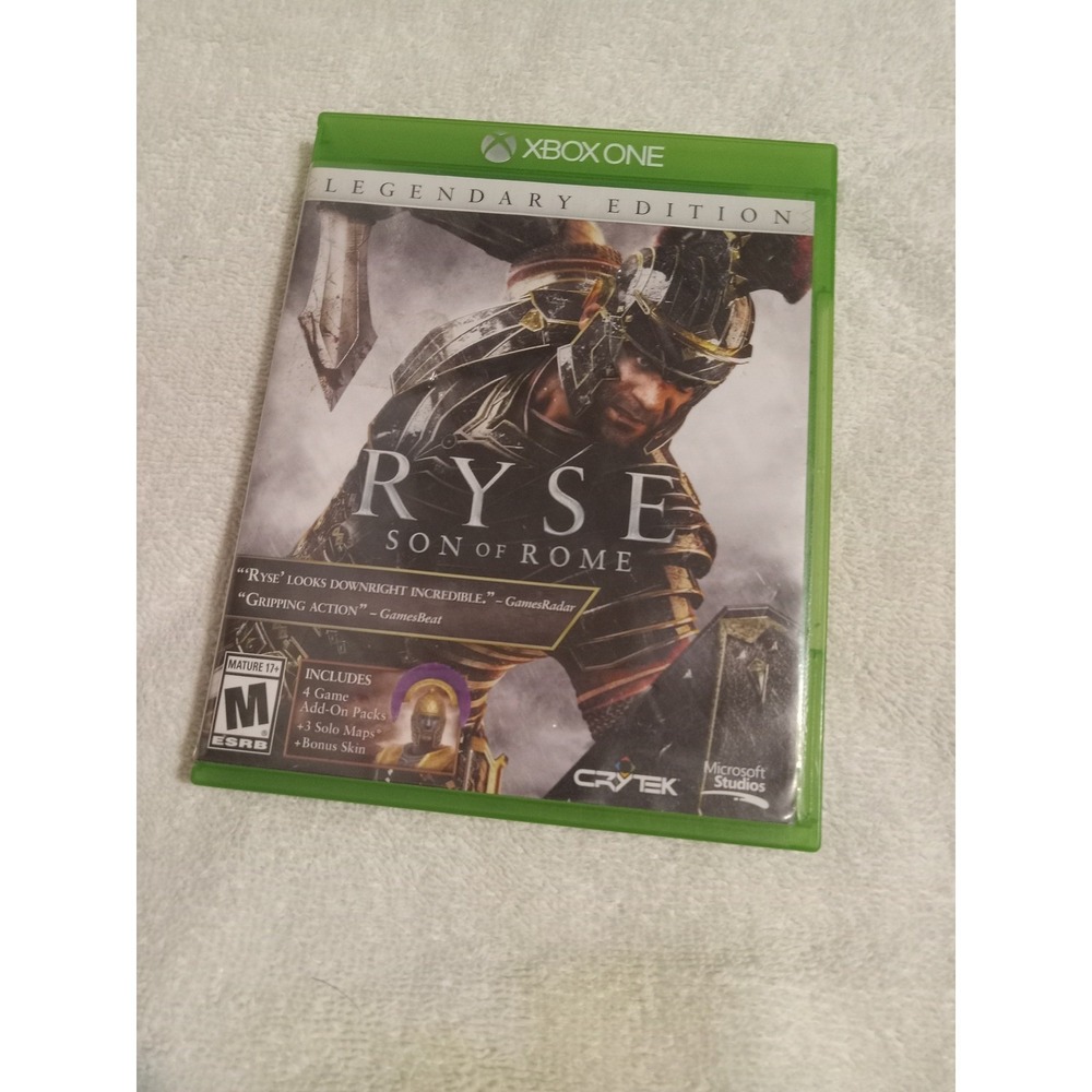 Ryse Son of Rome Legendary Edition Xbox One Video Game Action Adventure Complete